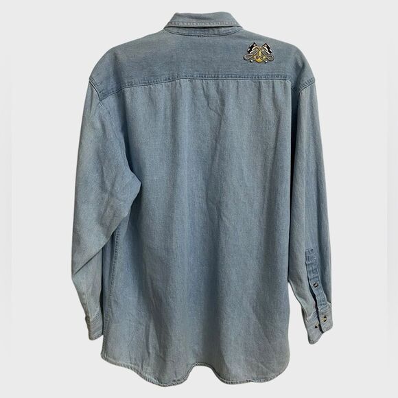 Vintage Copa Banana Nautical Themed Button Down Shirt Men's Size M Embroidered - Picture 10 of 14